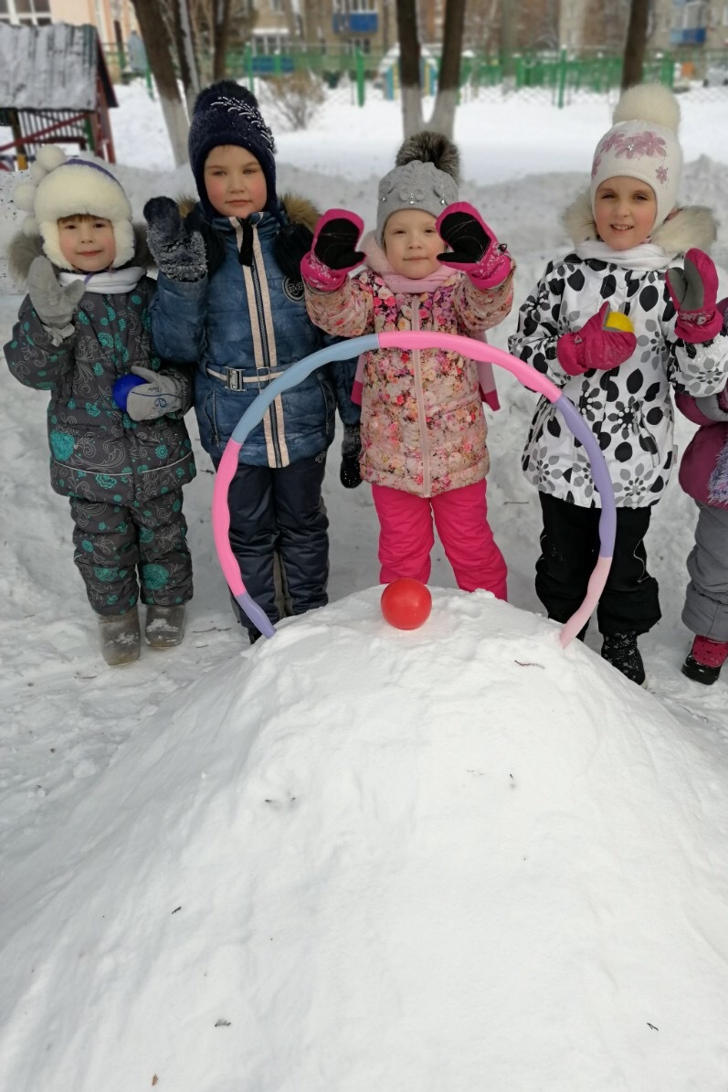 Зимние подвижные игры и упражнения на прогулках