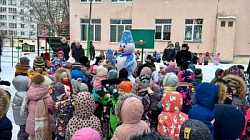 День рождения Снеговика в детском саду